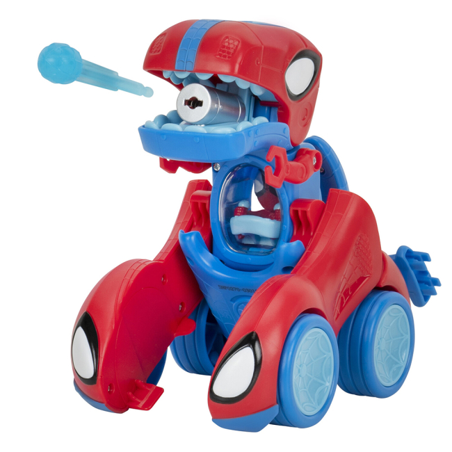 Трансформеры - Машинка-трансформер Marvel Spidey Feature Vehicle Spidey-Rex Racer (SNF0270)#4