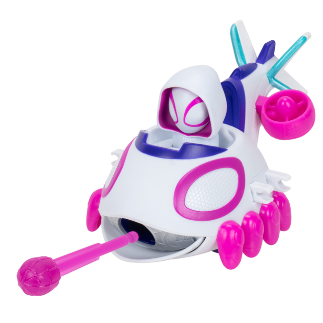 Автомоделі - Автомодель Marvel Spidey Little Vehicle Web Dart Zoomers Привид-павук (SNF0289)#6