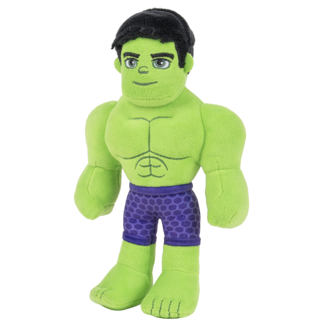 Персонажі мультфільмів - М'яка іграшка Marvel Spidey Little Plush Халк 20 см (SNF0082)#2