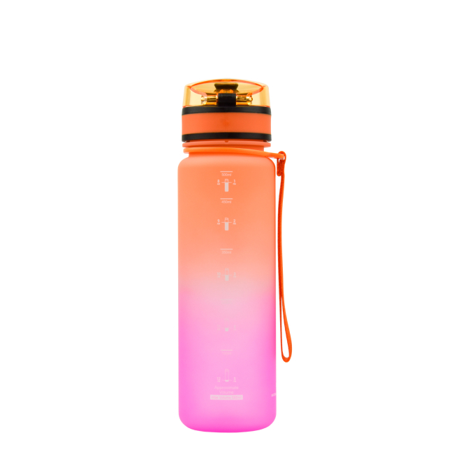 Бутылки для воды - Бутылка для воды Uzspace Frosted оранжево-розовая 500 мл (6955482332931)#2