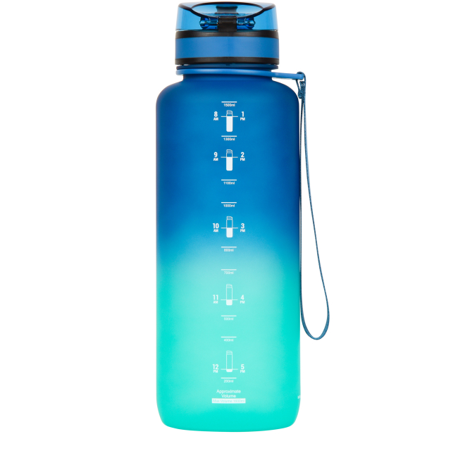 Бутылки для воды - Бутылка для воды Uzspace Frosted сине-зеленая 1500 мл (6955482333112)#2