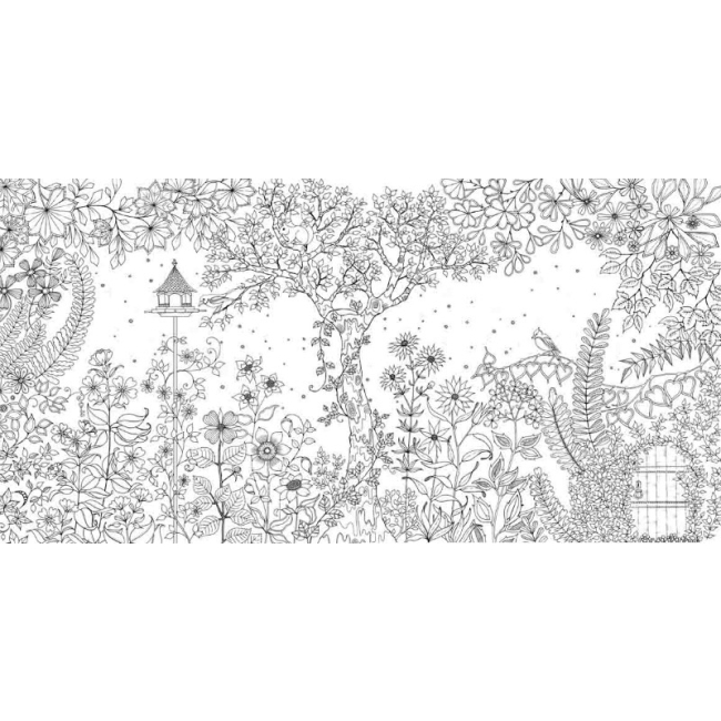 Товари для малювання - Розмальовка антистрес Видавництво Старого Лева Чарівний сад (9786176790808)#2