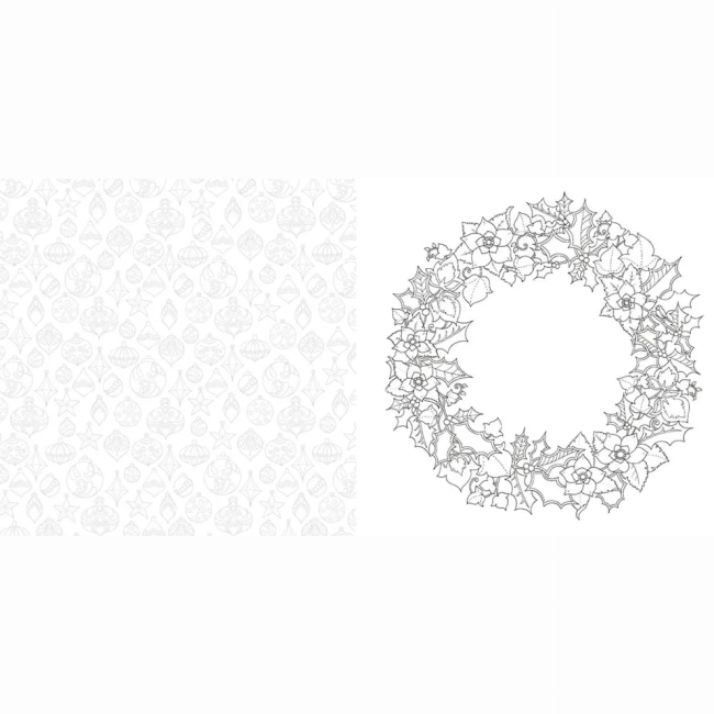 Товари для малювання - Розмальовка антистрес Видавництво Старого Лева Різдво Джоанни (9786176794646)#2