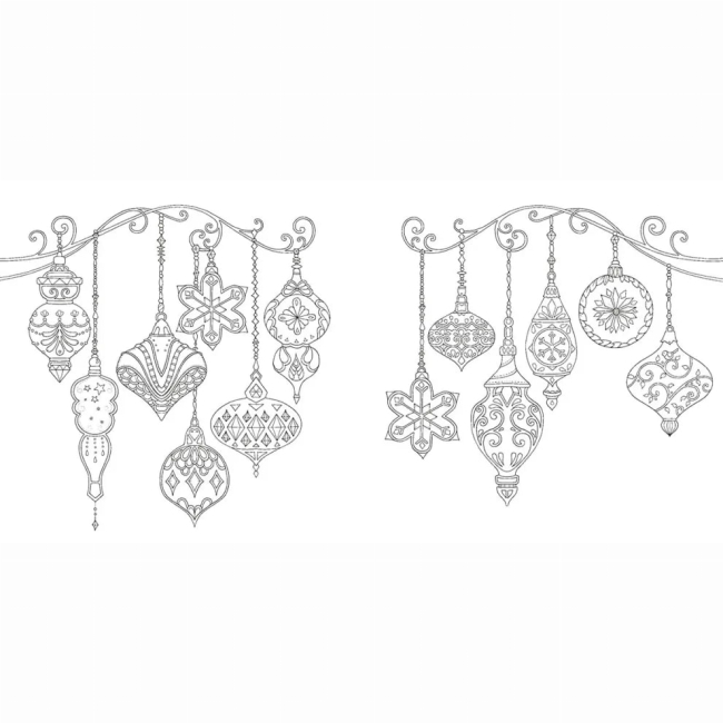 Товари для малювання - Розмальовка антистрес Видавництво Старого Лева Різдво Джоанни (9786176794646)#4