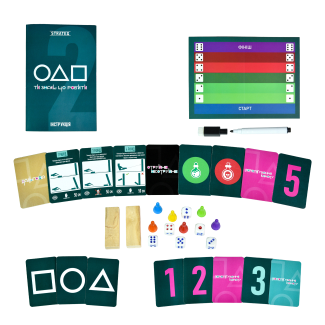 Настільні ігри - Настільна гра Strateg Ти знаєш що робити 2 (30841)#2