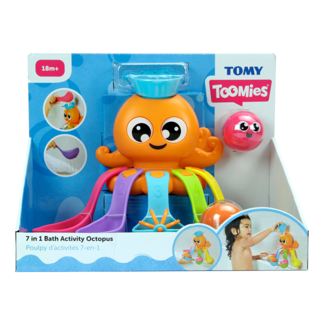 Игрушки для ванны - Игрушка для ванной Tomy Toomies Осьминог 7 в 1 (124643)#2