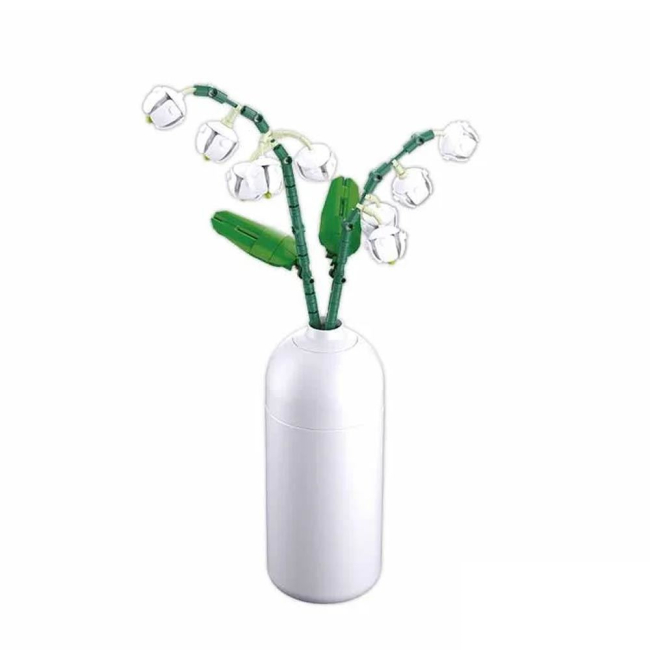 Конструкторы с уникальными деталями - Конструктор Sluban Цветы Ландыши 194 детали (M38-B1101-09)#2