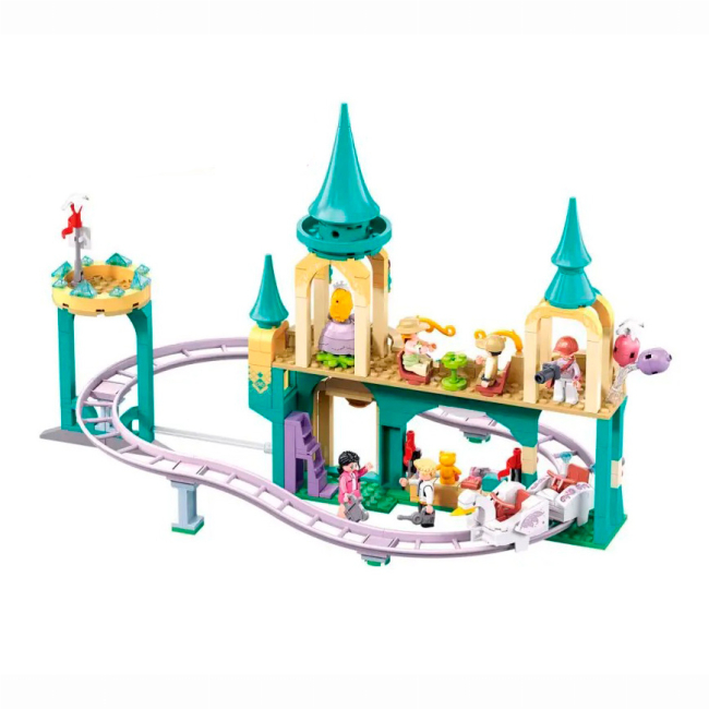 Конструктори з унікальними деталями - Конструктор Sluban Парк розваг 448 деталей (M38-B1285)#2