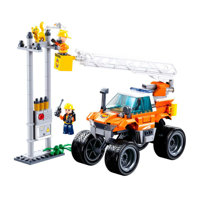 Конструкторы с уникальными деталями - Конструктор Sluban Город Спецтехника 273 деталей (M38-B1288)#2