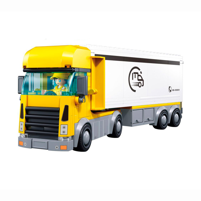 Конструкторы с уникальными деталями - Конструктор Sluban Городская серия Грузовик 269 деталей (M38-B1289)#2