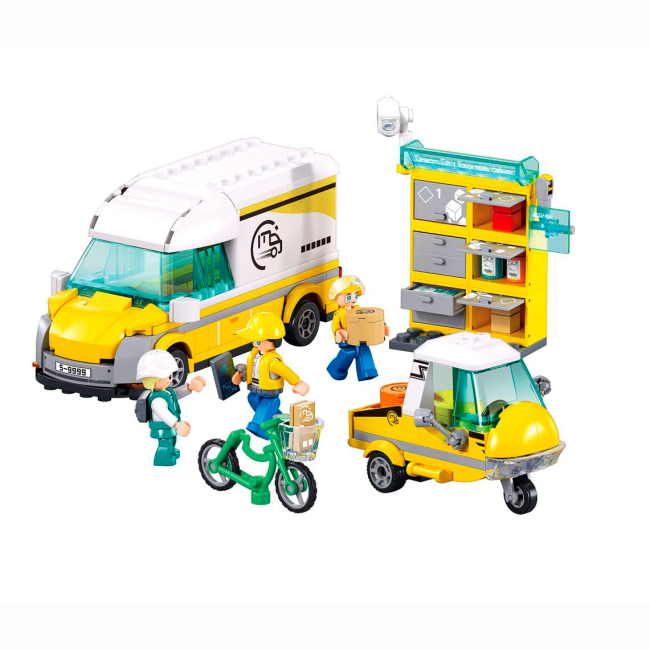 Конструкторы с уникальными деталями - Конструктор Sluban Городская серия Спецтехника 255 деталей (M38-B1290)#2