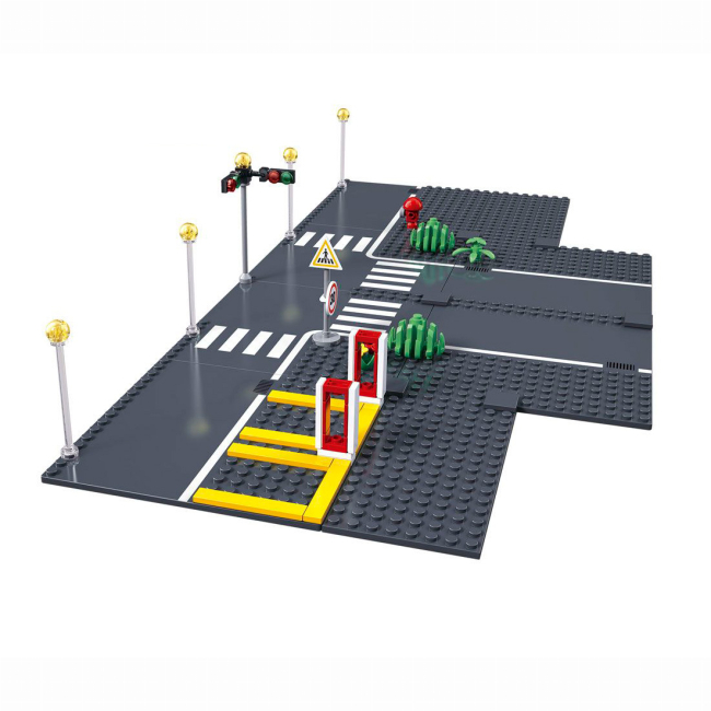 Конструкторы с уникальными деталями - Конструктор Sluban Парковка 73 детали (M38-B1327)#2