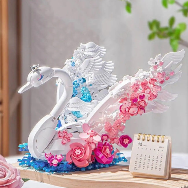 Конструктори з унікальними деталями - Конструктор Sluban Лебідь 932 деталі (M38-P8160)#3