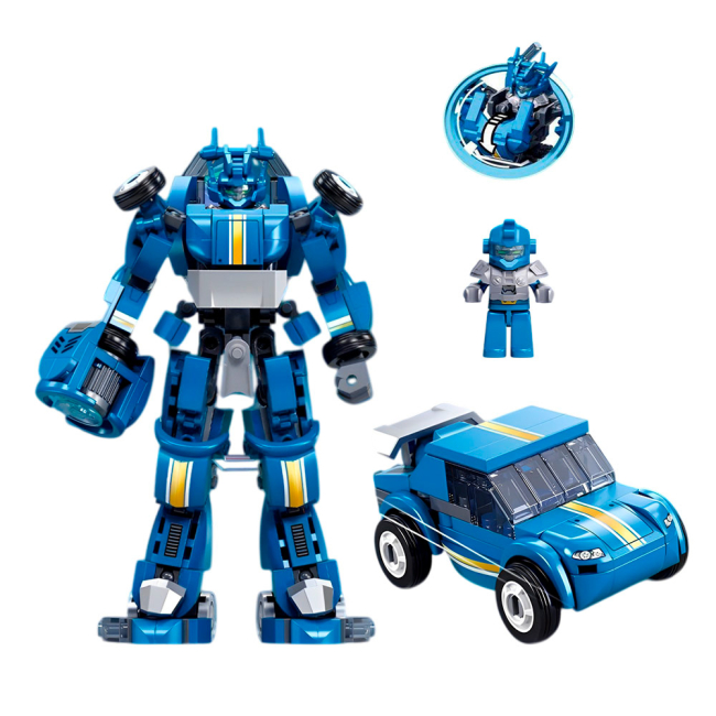 Конструктори з унікальними деталями - Конструктор Sluban Робот 253 деталей (M38-B1317)#2