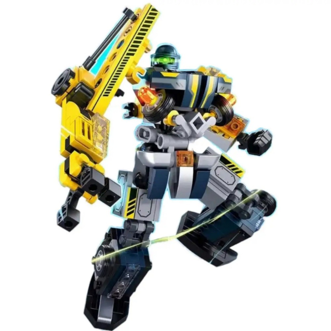 Конструктори з унікальними деталями - Конструктор Sluban Робот-машина 2 в 1 246 деталей (M38-B1315)#2