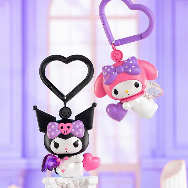 Брелоки - Брелок-сюрприз Pop Top Kuromi and My Melody Милі крильця (24MDL-003)#7