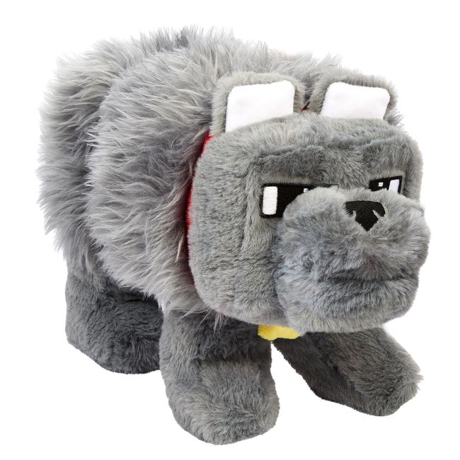 Мягкие животные - Интерактивная игрушка Minecraft Minecraft: фильм Волк Деннис (JKB90)#2