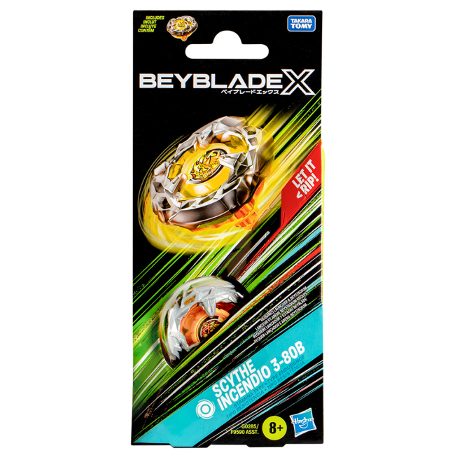 Дзиги та бойові арени - Дзиґа Beyblade X Scythe incendio (F9590/G0285)#2