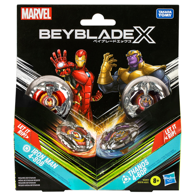 Дзиги та бойові арени - Ігровий набір Beyblade X Iron Man Thanos (G0278/G0287)#2