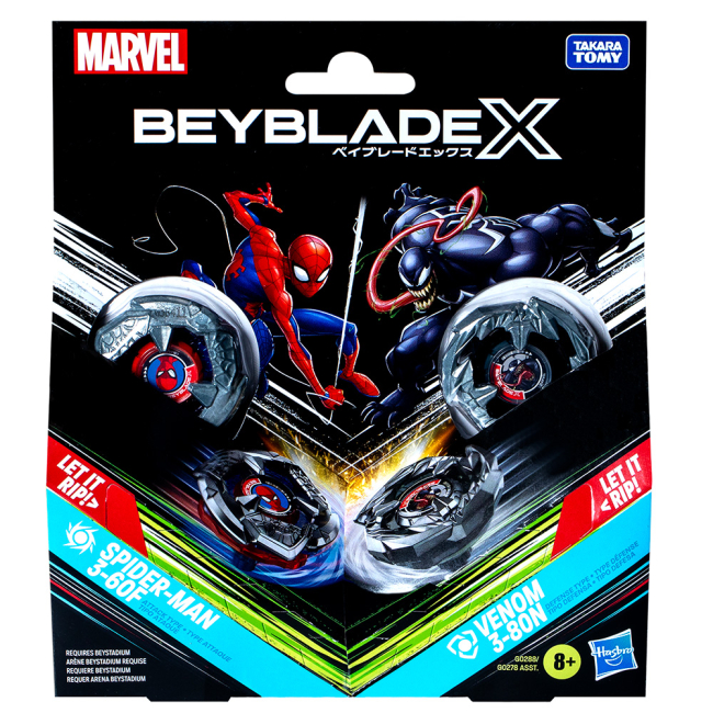 Волчки и боевые арены - Игровой набор Beyblade X Spider Man Venom (G0278/G0288)#2