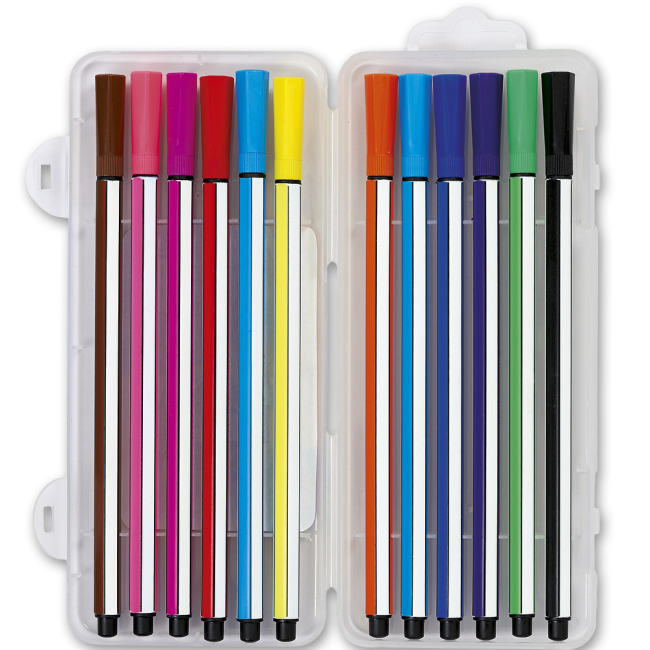 Канцтовары - ​Набор фломастеров Школярик 12 цветов (314115001-UA)#2