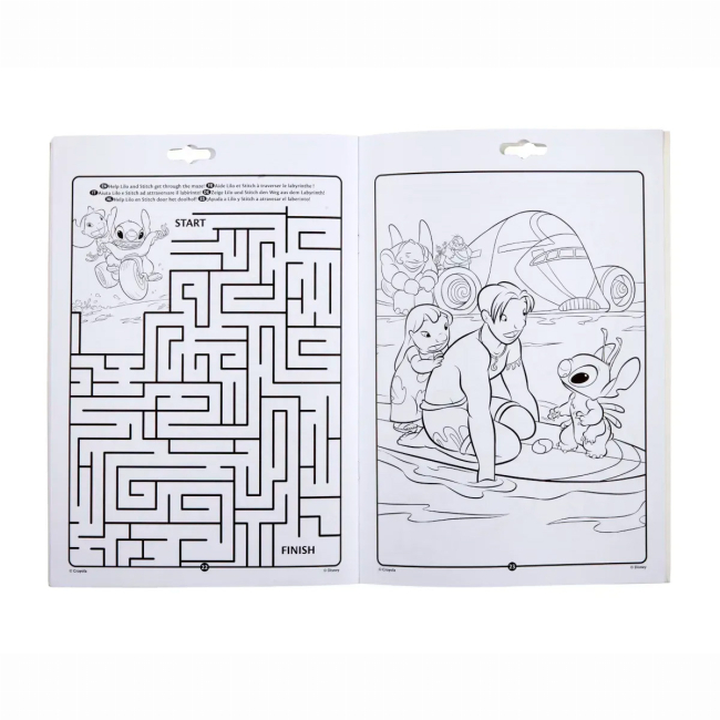 Раскраски и активитибуки (2-6 лет) - Розмальовка Crayola Lilo and Stitch (04-0865G)#3