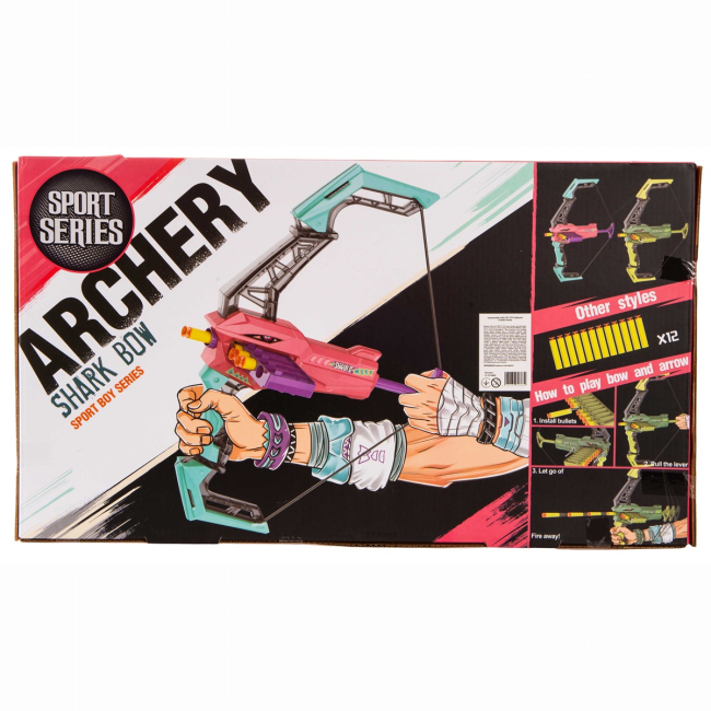 Стрелковое оружие - Игровой набор DIY Toys Арбалет Розовая Акула (CJ-2376868)#8