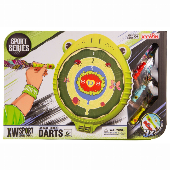 Спортивные активные игры - Магнитный дартс DIY Toys Лягушка (CJ-1515380)#4