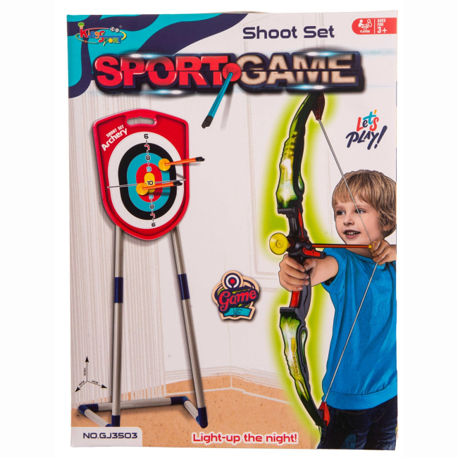 Стрелковое оружие - ​Игровой набор DIY Toys Арбалет со стрелами и мишенью на стойке (CJ-4276621)#4