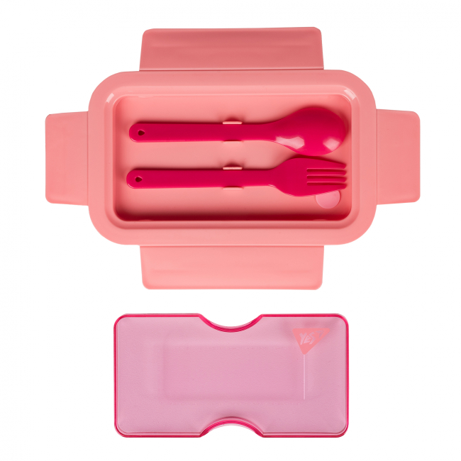 Ланч-бокси - Ланч-бокс Yes Fusion з приладдям рожевий (708169)#2