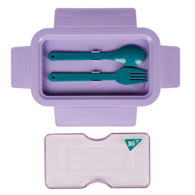 Ланч-бокси - Ланч-бокс Yes Fusion з приладдям фіолетово-зелений (708170)#2