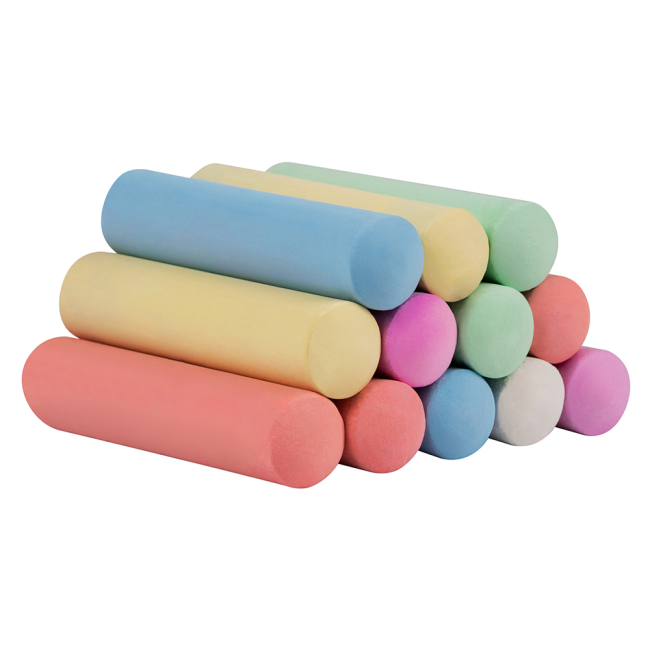 Канцтовары - Мел цветной Yes Line Friends в ведре 12 шт (400508)#2