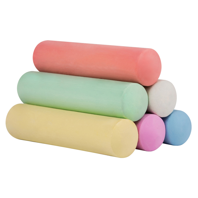 Канцтовари - Крейда кольорова Yes Jumbo Sweet Cream 6 шт (400498)#2