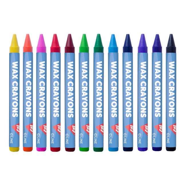 Канцтовари - Набір воскових олівців Yes Line Friends 12 штук (590141)#2