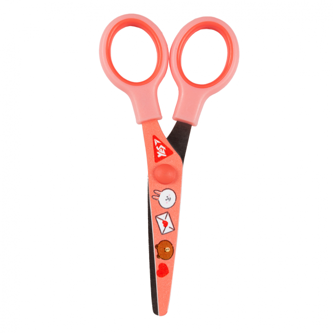 Канцтовары - Ножницы Yes Line friends 13 см с принтом на лезвии (480441)#2