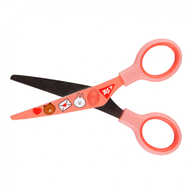 Канцтовары - Ножницы Yes Line friends 13 см с принтом на лезвии (480441)#3