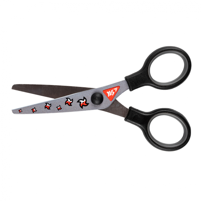 Канцтовары - Ножницы Yes Ninja 13 см с принтом на лезвии (480442)#3