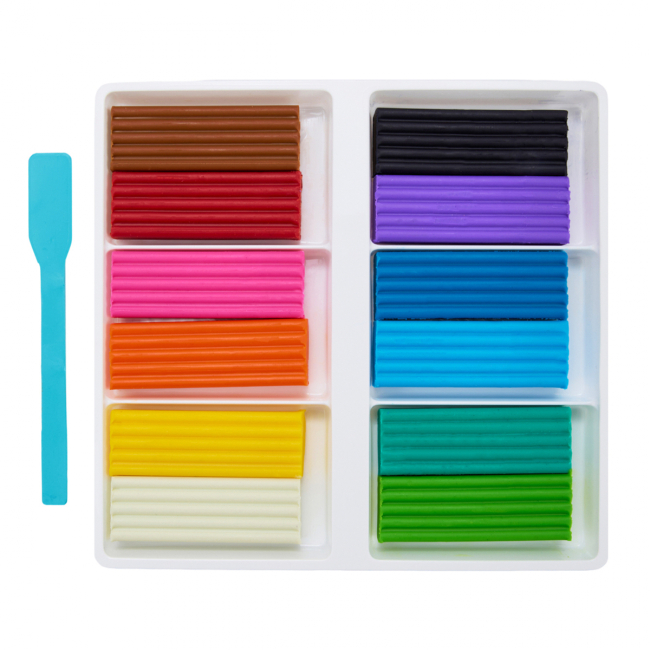 Набори для ліплення - Пластилін 1 Вересня Classic 12 кольорів (540671)#2