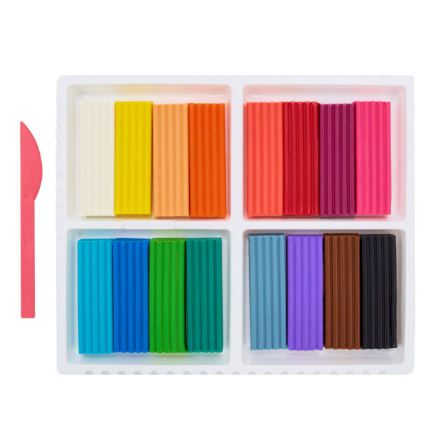 Набори для ліплення - Пластилін 1 Вересня Zoo Land 16 кольорів (540676)#2