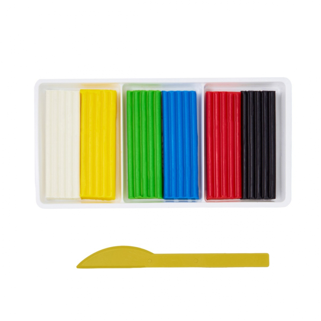 Набори для ліплення - Пластилін 1 Вересня Classic 6 кольорів (540653)#2