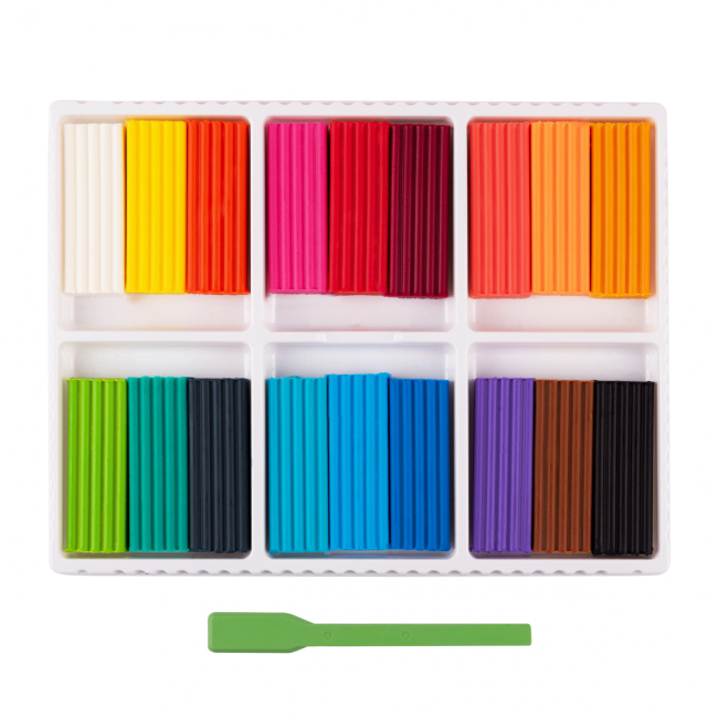 Наборы для лепки - Пластилин Yes Orange Line 18 цветов (540691)#2