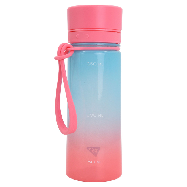 Бутылки для воды - Бутылка для воды Yes Fusion 400 мл розовато-голубая (708316)#2