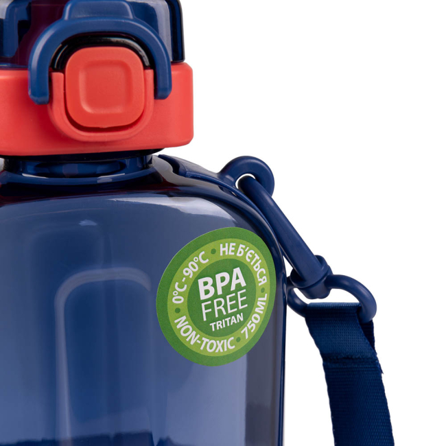 Бутылки для воды - Бутылка-фляга Yes Fusion 750 мл голубая (708197)#4