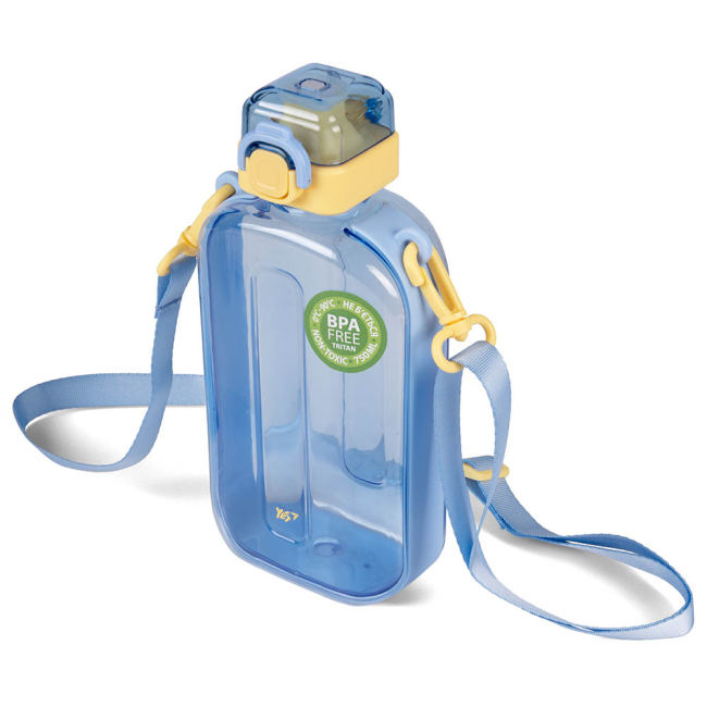 Бутылки для воды - Бутылка-фляга Yes Fusion 750 мл желто-голубая (708196)#2