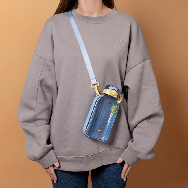 Бутылки для воды - Бутылка-фляга Yes Fusion 750 мл желто-голубая (708196)#8