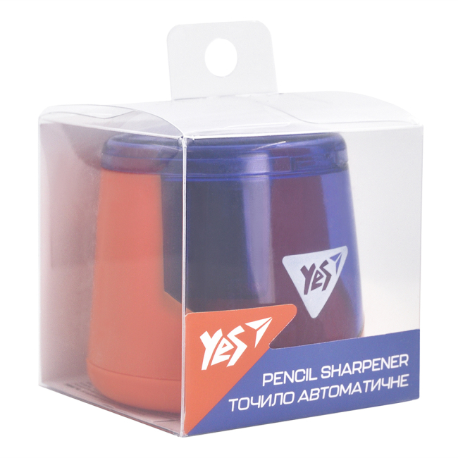 Канцтовари - ​Точило автоматичне Yes зі змінним лезом помаранчеве (620572)#4