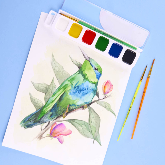 Канцтовари - Фарби акварельні медові Yes Minecraft 6 кольорів (110277)#4