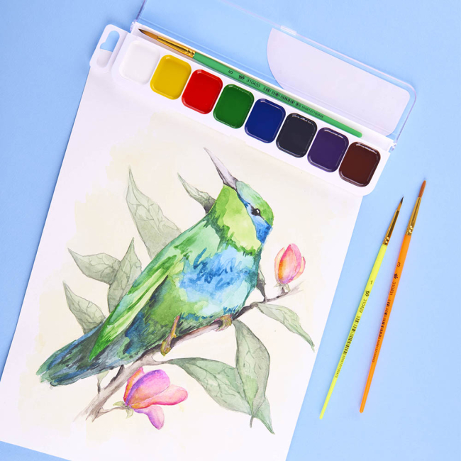 Канцтовари - Фарби акварельні медові Yes Minecraft 8 кольорів (110278)#4