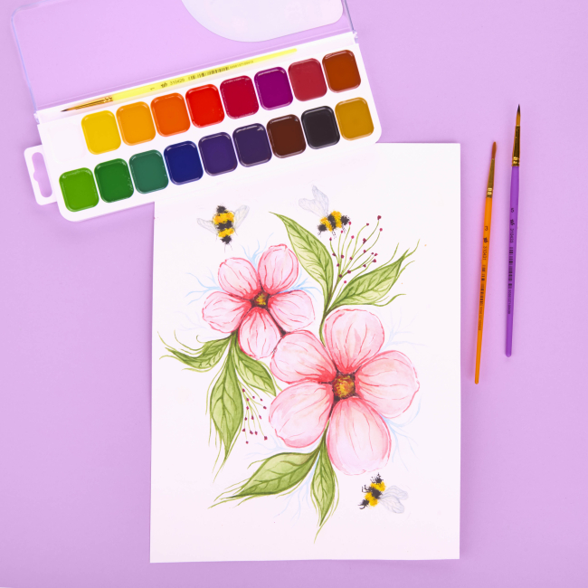 Канцтовари - Фарби акварельні медові Yes Pusheen 18 кольорів (110276)#4