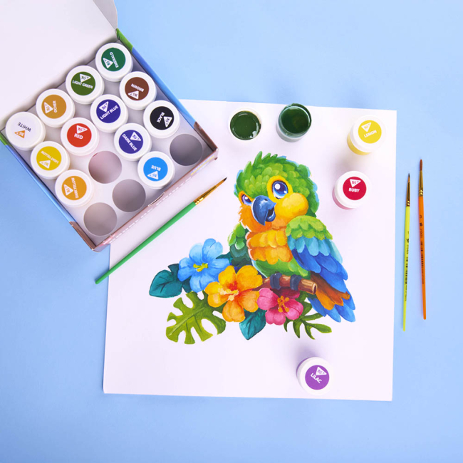 Канцтовари - Фарби гуаш Yes Minecraft 16 кольорів (230408)#5